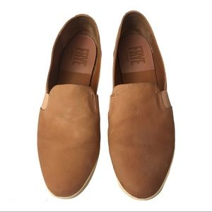 Frye dusty rose slip on shoes